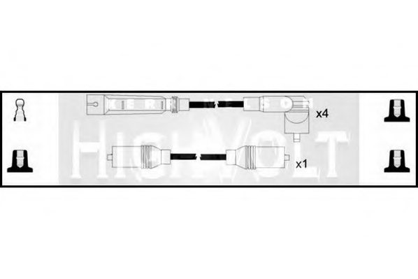 STANDARD OEF517 Ignition Cable Kit